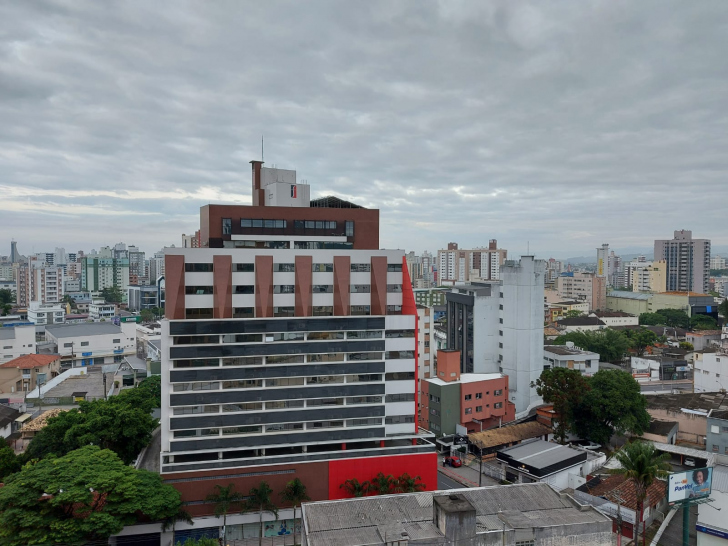 O tempo na manhã desta quarta em Criciúma / Foto: Denis Luciano / 4oito