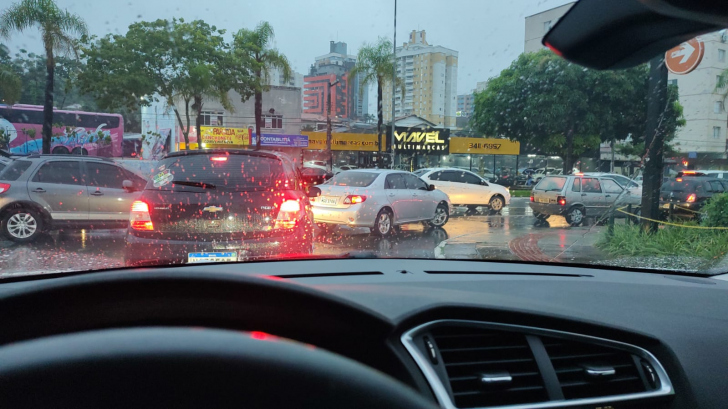 Trânsito congestionado na Centenário no fim de tarde / Foto: Maurício da Costa