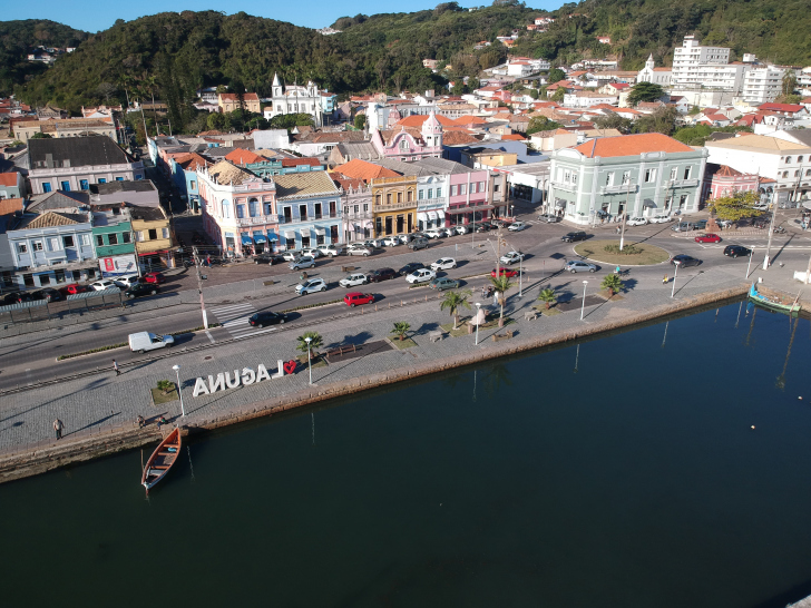 O Centro Histórico de Laguna mantém viva a memória da cidade. Foto: Arquivo/Prefeitura de Laguna