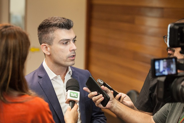 Deputado Bruno Souza, relator da CPI da Ponte Hercílio Luz / Foto: Bruno Collaço / Agência AL