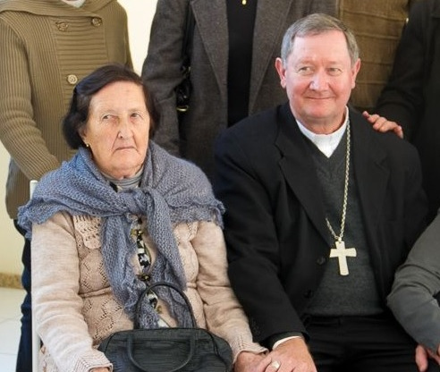 Dom Jacinto com a sua mãe, dona Maria América / Divulgação