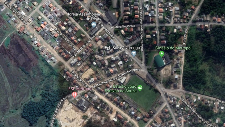 Bairro Metropol, onde ocorreu a mudança reclamada / Reprodução / Google Maps