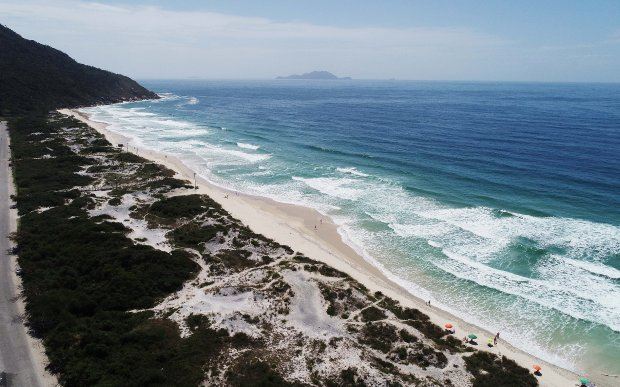 Praia dos Ingleses, em Florianópolis / Foto: Cristiano Estrela / Arquivo / Secom