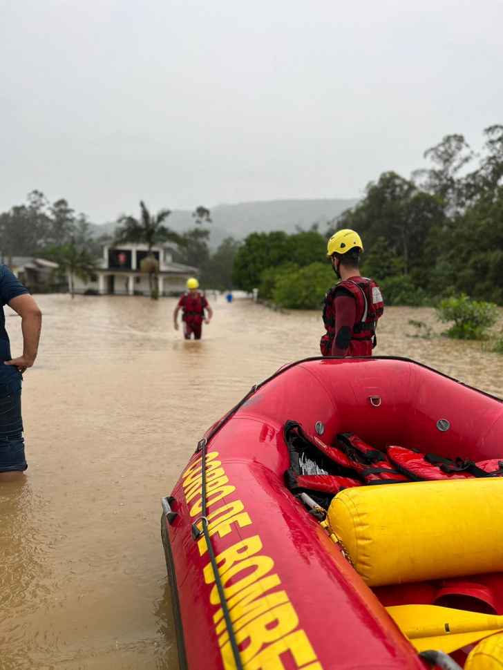 Corpo de Bombeiros Militar em Urussanga | Foto: Divulgação/CBMSC