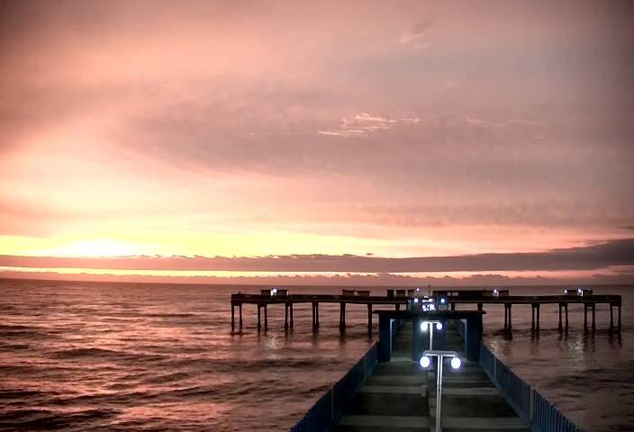 Amanhecer no Balneário Rincão / Foto: João Batista Longo / Veja o Mar