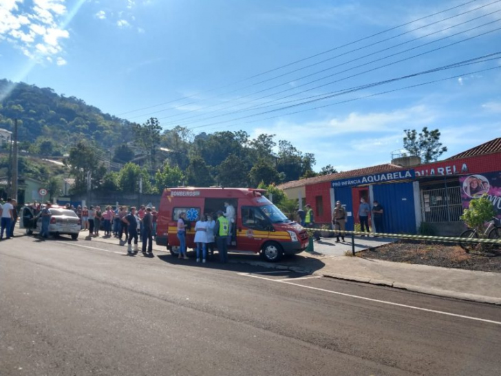 Crime ocorreu na creche Aquarela. Foto: Imprensa do Povo/Divulgação