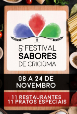 Notícia - Saiba o que encontrar no 5º Festival Sabores de Criciúma 