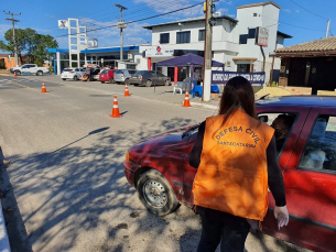 Notícia - Covid-19: Mais de 500 pessoas atendidas em barreira orientativa em Morro da Fumaça