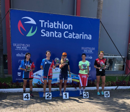 Notícia - Equipe de triathlon S.R. Mampituba/FME Criciúma alcança pódio em campeonato estadual 