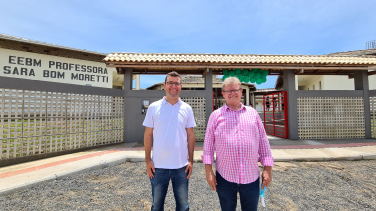 Notícia - Inaugurada Escola Professora Sara Bom Moretti em Siderópolis