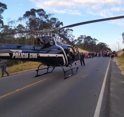 Notícia - Homem morre em grave acidente de moto em Jaguaruna