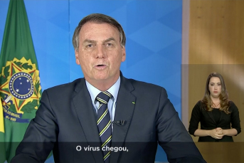 Notícia - Conselho de secretários da saúde repudia declaração de Bolsonaro: #ficaemcasa