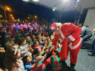 Notícia - Papai Noel chega a Rincão e luzes natalinas chegam à orla neste sábado