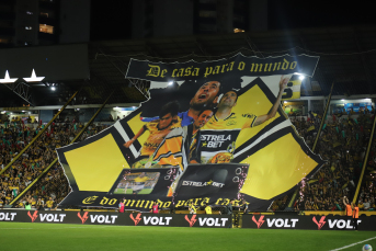 Notícia - Torcida do Criciúma faz mosaico especial em homenagem a Eder