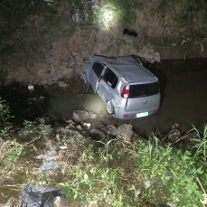 Notícia - BR-101: Após capotar, carro cai em rio e deixa três jovens feridos em Içara