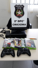 Notícia - Receptação: XBOX furtado é recuperado