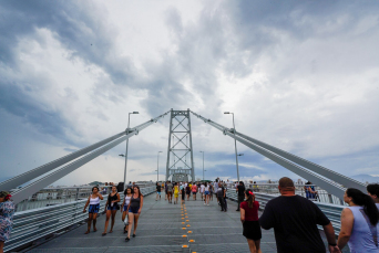 Notícia - Domingo será cheio de atividades na Ponte Hercílio Luz