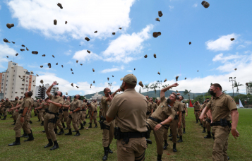 Notícia - Segurança de Santa Catarina é reforçada com mais 531 novos policiais militares