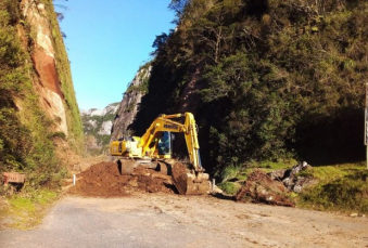 Notícia - Serra do Corvo Branco é liberada de Urubici até o corte