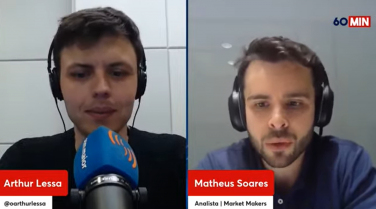 Notícia - 60 Minutos: Arthur Lessa entrevista Matheus Soares, economista na Market Makers