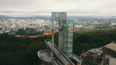 Notícia - Criciúma inaugura ponto turístico com vista para a cidade, a serra e o mar 