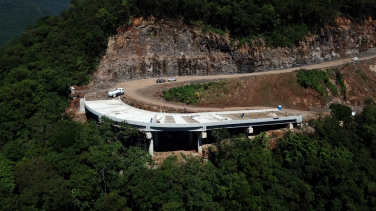 Notícia - Serra da Rocinha: obra parada esperando verba federal 