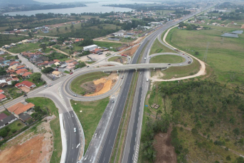 Notícia - Obras na BR-101 bloqueiam temporariamente acesso a Garopaba