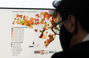 Notícia - Covid-19: Em dois meses, menor índice gravíssimo em Santa Catarina