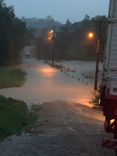 Notícia - Chuva alaga bairros em Cocal do Sul e Urussanga