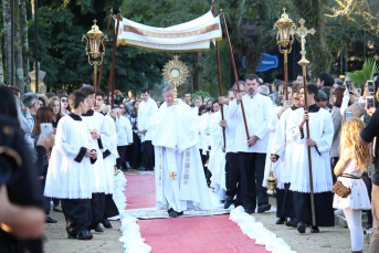 Notícia - A celebração do Corpus Christi em Criciúma