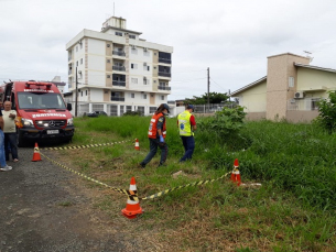 Notícia - Cadáver é encontrado na área central de Araranguá