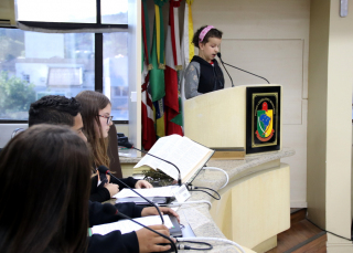 Notícia - Educação e segurança em pauta na Câmara Mirim