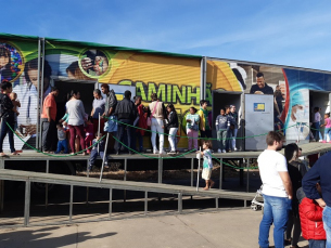 Notícia - Caminhão Amigo chega ao bairro Santo André