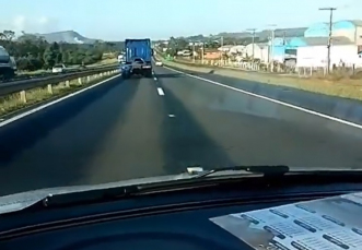 Notícia - O caminhão a 150km/h na BR-101 (VÍDEO)