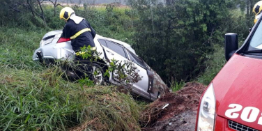 Notícia - Acidente em pista encharcada causa morte em Içara