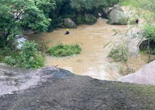 Notícia - Corpo é encontrado no Rio Santo, em Treze de Maio