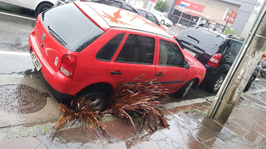 Notícia - O susto do motorista com um buraco na João Cechinel