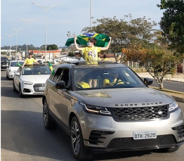 Notícia - Na Avenida Centenário, Bolsonaristas defendem liberdade de expressão (VÍDEOS)