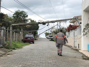 Notícia - Ciclone: A luz já voltou para 95% dos catarinenses afetados