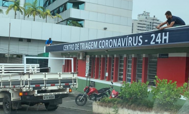 Notícia - Centro de Triagem do coronavírus é aberto em Criciúma 