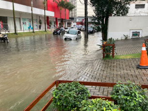 Notícia - Chuva segue durante a madrugada na região Sul