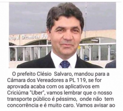 Notícia - Salvaro alerta para fake sobre aplicativos