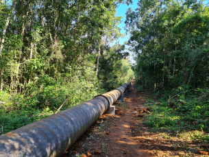 Notícia - Nova adutora de Criciúma está em fase de conclusão