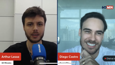 Notícia - Assista: Diego Castro participa do 60 Minutos