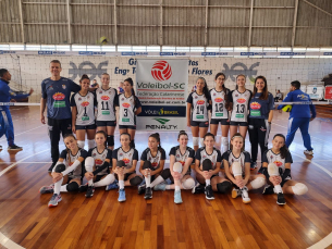 Notícia - Vôlei Forquilhinha conquista o segundo lugar na 1ª etapa do estadual Sub-15