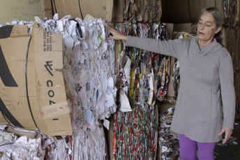 Notícia - Reciclagem garante o sustento de famílias em Forquilhinha