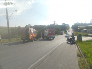 Notícia - Motociclista fica ferido em colisão no bairro União