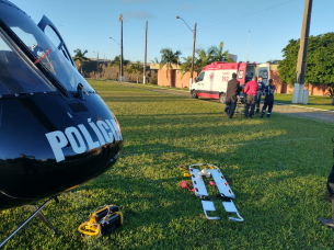 Notícia - Motociclista fica gravemente ferido em acidente na BR-101 