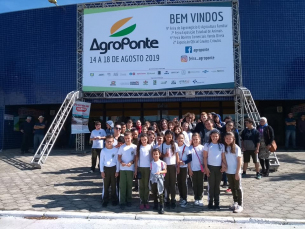 Notícia - Estudantes de Siderópolis visitam a Feira Agroponte