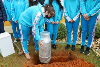 Notícia - Alunos de Nova Veneza escrevem sobre o futuro da cidade  